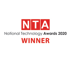 National Technology Awards 2020 Winner logo 