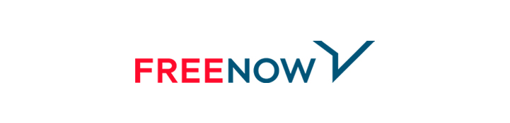 Freenow logo, opens in a new window, third party site