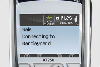 Authorisation on desktop connecting to Barclaycard