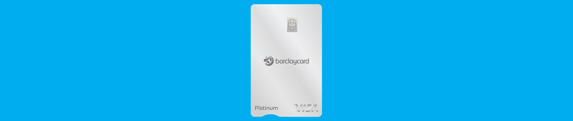 Simon Bird holding a Barclaycard balance transfer card